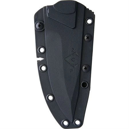 V NIVES 30008 Altered Beast Black Finish D2 Tool Steel Knife With Orange G10 Handle - Image 2