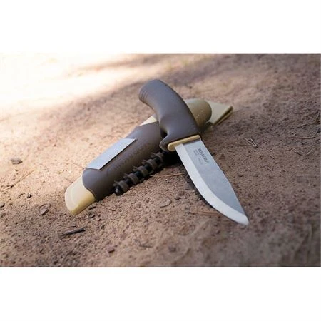 Mora 01995 Bushcraft Survival Desert Knife With Brown Synthetic Handle - Image 3