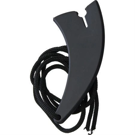 Miscellaneous 4370 Multi Color Neck Knife With Black Finger Grooved Nylon Handle - Image 2