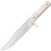 Bear & Son WSB02 Bowie Fixed Stainless Blade Knife With Smooth Bone Handle