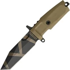 Extrema Ratio 150FCDW Fulcrum C Fixed Tanto Blade Knife With Desert Warfare Forprene Handle