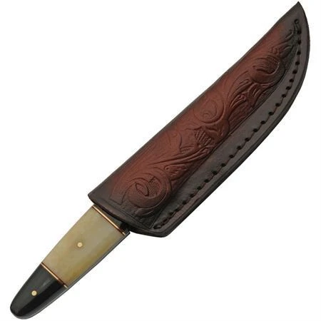 Damascus 1293BO Fixed Blade Buffalo/Camel - Image 2