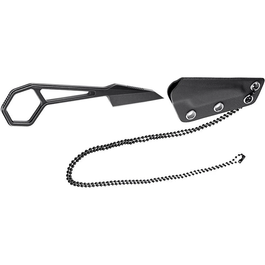 Kansept 0001A4 Hex Neck Knife Black Ti - Image 4