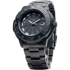 Smith & Wesson 900BLK Smith Tritium Dive Watch With Black Rubber Strap