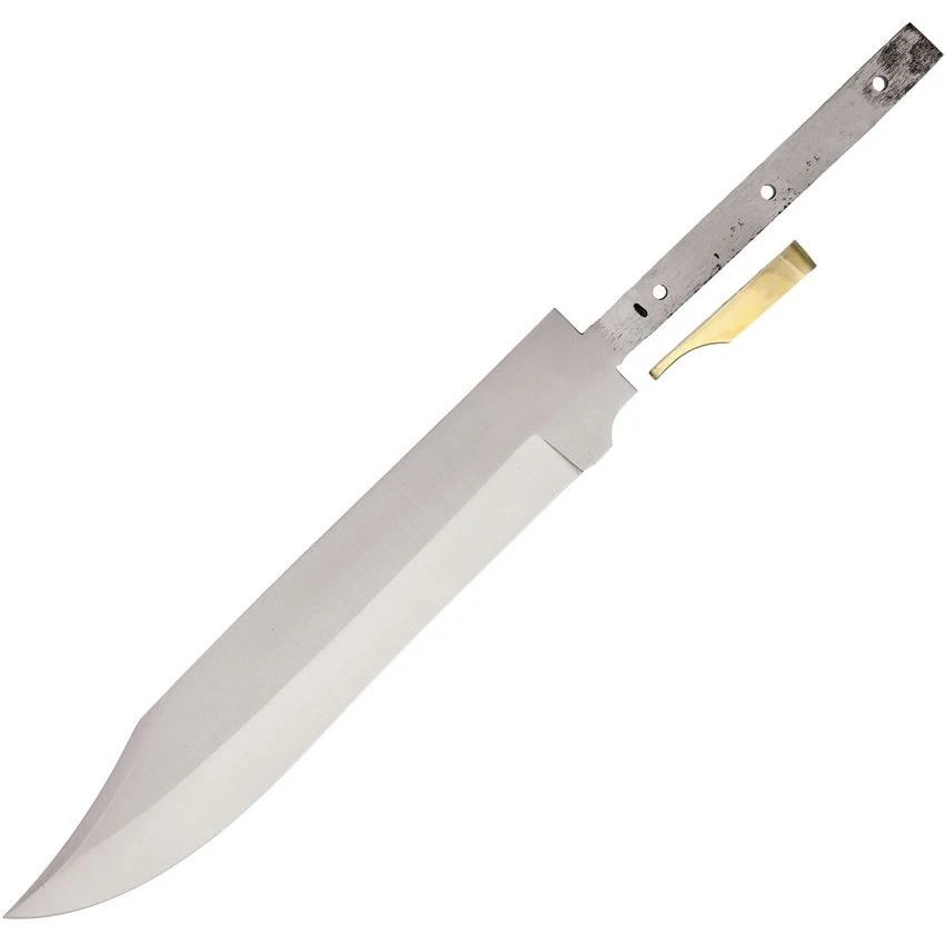 Blank 614 Bowie Blade Knife With Carbon Steel Construction Blade