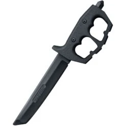 Cold Steel 92R80TZ Trench Rubber TrainerStandard Edge Stainless Tanto Point Blade & Rubberized Handles