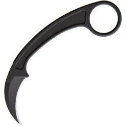 Bastinelli 202B PiKa Picoeur Karambit Black Fixed Blade Knife