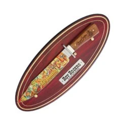 Rough Rider 1883 Roy Rogers Bowie Knife With Brown Wood Handle
