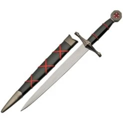 China Made 211437 Knights Templar Dagger Red