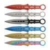 China Made 211555 6pc Multicolor Throwing Knives