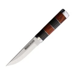 Rough Rider 2457 Fixed Blade W/ Leather Sheath