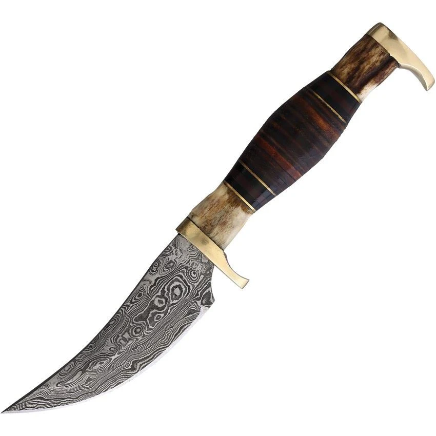 Marbles 491D Small Skinner Damascus